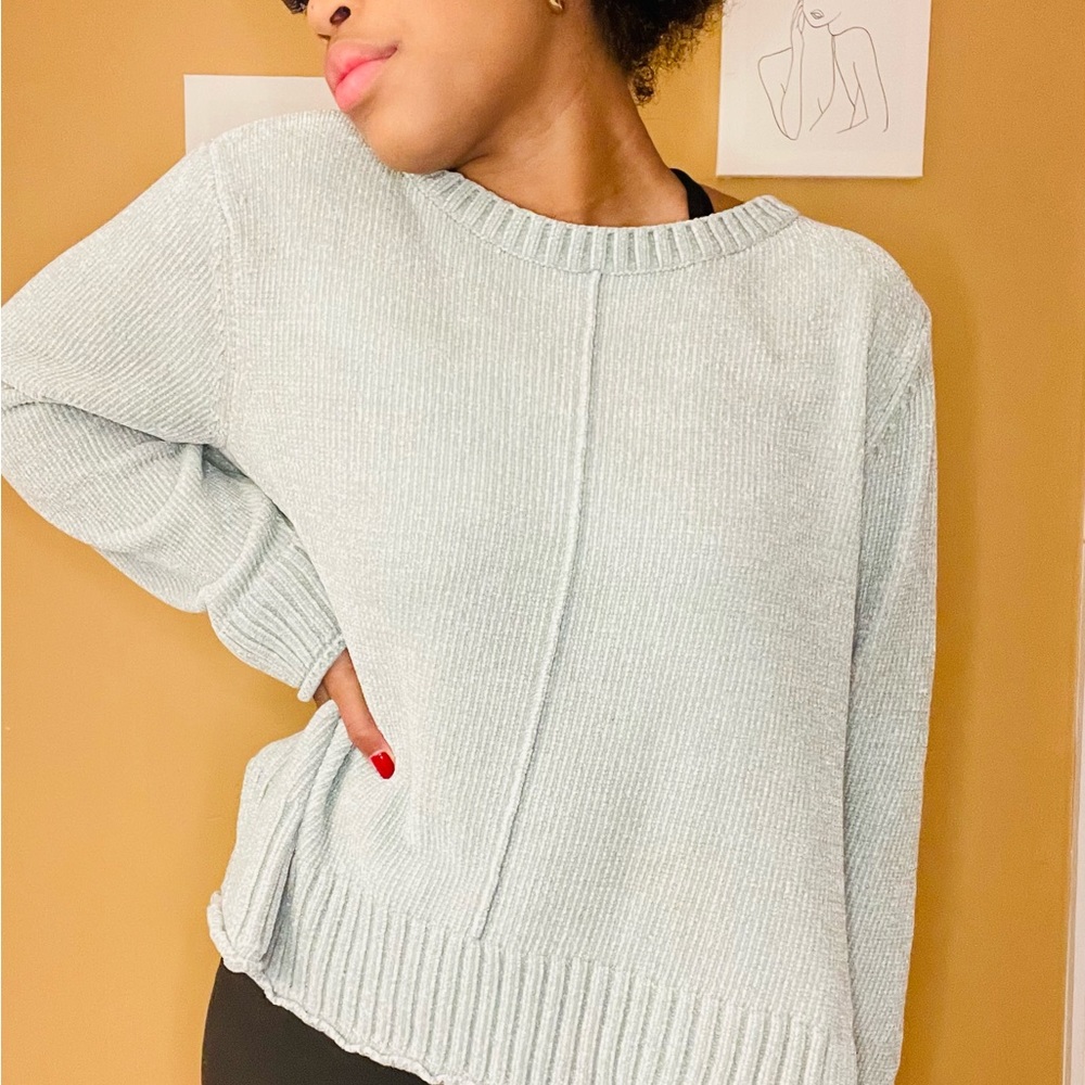 Soft & Comfy Light Green Sweater